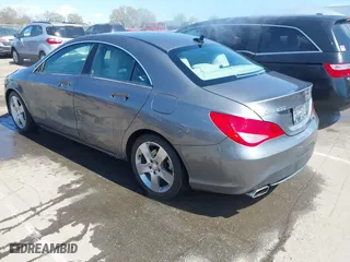 2015 Mercedes-Benz CLA-Class CLA 250 with VIN WDDSJ4EBXFN225762, listed as a IAAI auction lot 41869946 with 90,619 mi miles. Bid and sale history available at carsss.com. Image 3.