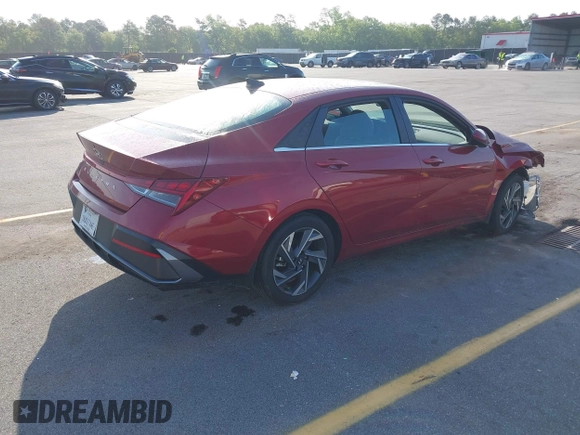 2025 Hyundai Elantra SEL Convenience z VIN KMHLS4DG2SU877358, wystawiony jako IAAI lot #41996158 z przebiegiem 3 141 mil mil oraz . Historia ofert i sprzedaży dostępna na DreamBid. Obrazek 4.