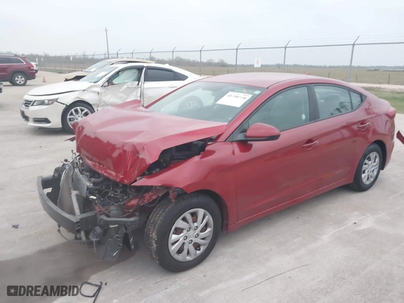 2017 Hyundai Elantra SE with VIN 5NPD84LF3HH169672, listed as a IAAI auction lot 41798550 with 81,186 mi miles. Bid and sale history available at carsss.com. Image 18.