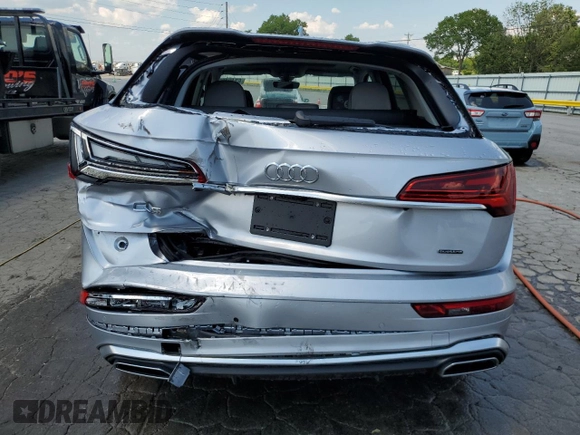 2024 Audi Q5 S line Premium Plus with VIN WA1EAAFY0R2149798, listed as a Copart auction lot 63497095 with 5,068 mi miles and Salvage title. Bid and sale history available at DreamBid. Image 6.
