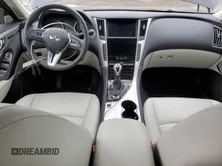 2023 Infiniti Q50 Luxe with VIN JN1EV7BR1PM543584, listed as a Copart auction lot 53582905 with Not provided miles and Clean title. Bid and sale history available at DreamBid. Image 8.