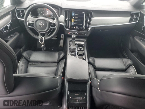2020 Volvo S90 R-Design with VIN LVYA22MT2LP173215, listed as a Copart auction lot 46662405 with 54,491 mi miles and Salvage Title. Bid and sale history available at carsss.com. Image 8.
