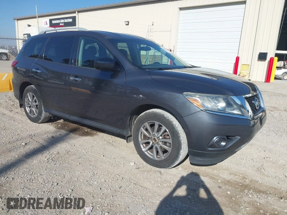 2014 Nissan Pathfinder SV z VIN 5N1AR2MN4EC654030, wystawiony jako IAAI lot #41797650 z przebiegiem 129 731 mil mil oraz . Historia ofert i sprzedaży dostępna na DreamBid. Obrazek 1.