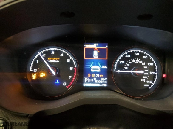2019 Subaru Forester Sport with VIN JF2SKAPC5KH548848, listed as a Copart auction lot 47265505 with 53,081 mi miles and Salvage Title. Bid and sale history available at carsss.com. Image 9.