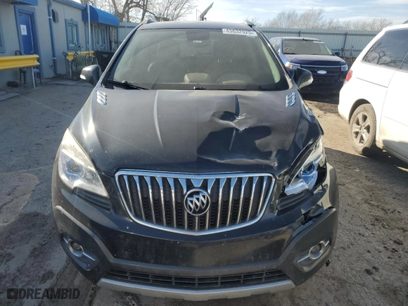 2016 Buick Encore Leather with VIN KL4CJCSB6GB714119, listed as a Copart auction lot 43632925 with 133,756 mi miles and Salvage Title. Bid and sale history available at carsss.com. Image 5.