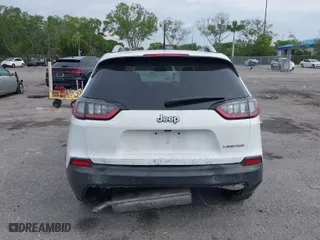 2019 Jeep Cherokee Limited with VIN 1C4PJLDB8KD462441, listed as a IAAI auction lot 41858890 with 41,365 mi miles. Bid and sale history available at carsss.com. Image 6.