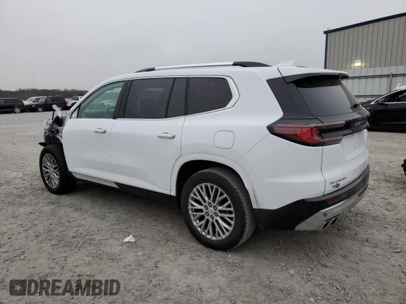 2024 GMC Acadia FWD Denali z VIN 1GKENLKS7RJ157477, wystawiony jako Copart lot #41846725 z przebiegiem Nie podano mil oraz Szkoda całkowita • Salvage title. Historia ofert i sprzedaży dostępna na DreamBid. Obrazek 2.