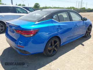 2025 Nissan Sentra SR with VIN 3N1AB8DVXSY291251, listed as a IAAI auction lot 41952362 with 2,802 mi miles and . Bid and sale history available at DreamBid. Image 4.