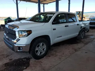 2019 Toyota Tundra SR5 z VIN 5TFDY5F15KX857867, wystawiony jako Copart lot #60107575 z przebiegiem 56 418 mil mil oraz Szkoda całkowita • Salvage title. Historia ofert i sprzedaży dostępna na DreamBid. Obrazek 1.