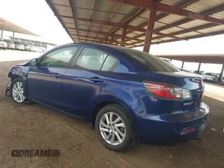 2012 Mazda Mazda3 i Touring with VIN JM1BL1V82C1611229, listed as a IAAI auction lot 41809234 with 124,929 mi miles. Bid and sale history available at carsss.com. Image 3.