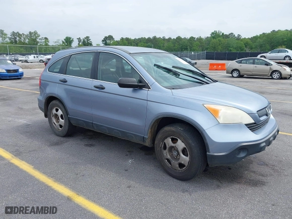2007 Honda CR-V LX with VIN JHLRE48317C057561, listed as a IAAI auction lot 42119266 with 307,373 mi miles. Bid and sale history available at carsss.com. Image 1.