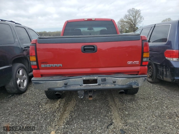2005 GMC Sierra 1500 SLE1 with VIN 2GTEK19B751326643, listed as a Copart auction lot 49892155 with 217,186 mi miles and Salvage Title. Bid and sale history available at carsss.com. Image 6.