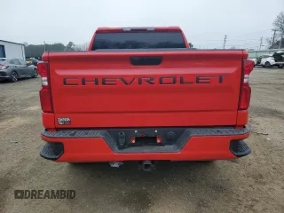 2022 Chevrolet Silverado 1500 Custom with VIN 3GCPWBEK3NG174845, listed as a Copart auction lot 43876995 with 40,868 mi miles and Salvage Title. Bid and sale history available at DreamBid. Image 6.