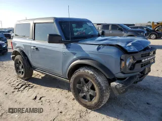 2024 Ford Bronco Black Diamond with VIN 1FMDE1AH5RLA05733, listed as a Copart auction lot 59168854 with 3,629 mi miles and Salvage Title. Bid and sale history available at DreamBid. Image 4.