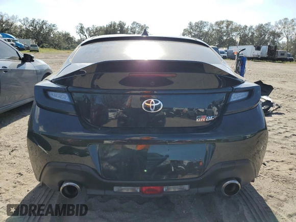 2023 Toyota GR86 Premium with VIN JF1ZNBE18P9753292, listed as a Copart auction lot 76885564 with 6,680 mi miles and Salvage Title. Bid and sale history available at carsss.com. Image 6.