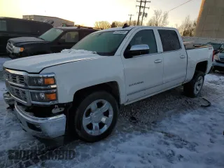 2015 Chevrolet Silverado 1500 LTZ with VIN 3GCUKSEC6FG211573, listed as a Copart auction lot 42418335 with 136,154 mi miles and Clean Title. Bid and sale history available at carsss.com. Image 1.