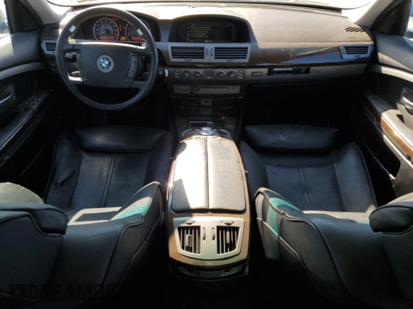 2004 BMW 7 Series 745i with VIN WBAGL63434DP72026, listed as a Copart auction lot 50003505 with 135,202 mi miles and Salvage Title. Bid and sale history available at DreamBid. Image 8.