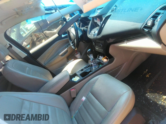 2017 Ford Escape Titanium with VIN 1FMCU0JD8HUE52149, listed as a IAAI auction lot 41974274 with 143,707 mi miles and . Bid and sale history available at DreamBid. Image 5.