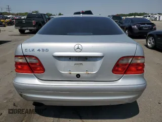 2000 Mercedes-Benz CLK 320/430 with VIN WDBLJ70G9YF144900, listed as a Copart auction lot 65674994 with 217,318 mi miles and Salvage Title. Bid and sale history available at DreamBid. Image 6.