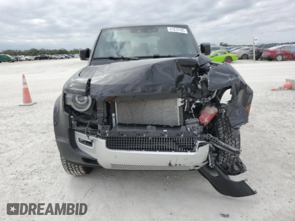 2025 Land Rover Defender S with VIN SALEJ7EX9S2366119, listed as a Copart auction lot 41674105 with 3,519 mi miles and Salvage title. Bid and sale history available at DreamBid. Image 5.