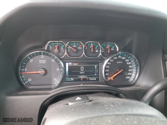 2015 Chevrolet Suburban LTZ with VIN 1GNSKKKCXFR722917, listed as a Copart auction lot 46176815 with 116,660 mi miles and Salvage Title. Bid and sale history available at carsss.com. Image 9.