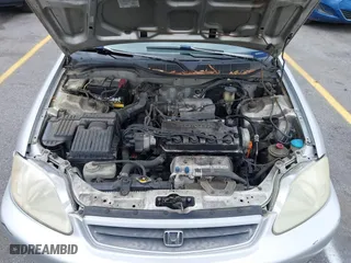 2000 Honda Civic EX with VIN 1HGEJ8246YL011923, listed as a IAAI auction lot 41857839 with 215,334 mi miles. Bid and sale history available at carsss.com. Image 10.