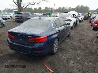 2019 BMW 5 Series 540i xDrive with VIN WBAJE7C51KWW10587, listed as a IAAI auction lot 41838935 with 85,655 mi miles and . Bid and sale history available at carsss.com. Image 4.