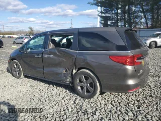 2021 Honda Odyssey EX with VIN 5FNRL6H57MB036907, listed as a Copart auction lot 44449705 with 40,863 mi miles and Salvage Title. Bid and sale history available at DreamBid. Image 2.