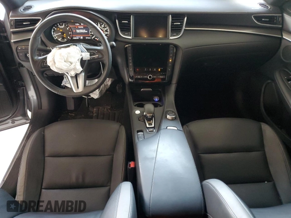 2023 Infiniti QX55 Luxe with VIN 3PCAJ5JR4PF123016, listed as a Copart auction lot 58630185 with 12,488 mi miles and Salvage title. Bid and sale history available at DreamBid. Image 8.