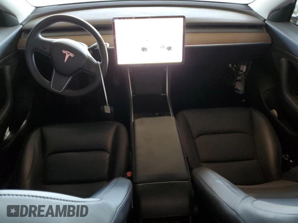 2019 Tesla Model 3 Mid Range with VIN 5YJ3E1EA0KF435613, listed as a Copart auction lot 86916314 with 25,663 mi miles and Salvage Title. Bid and sale history available at carsss.com. Image 8.