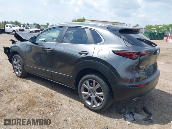 2025 Mazda CX-30 S Preferred with VIN 3MVDMBCM2SM776872, listed as a IAAI auction lot 42582130 with 9,541 mi miles and . Bid and sale history available at DreamBid. Image 3.