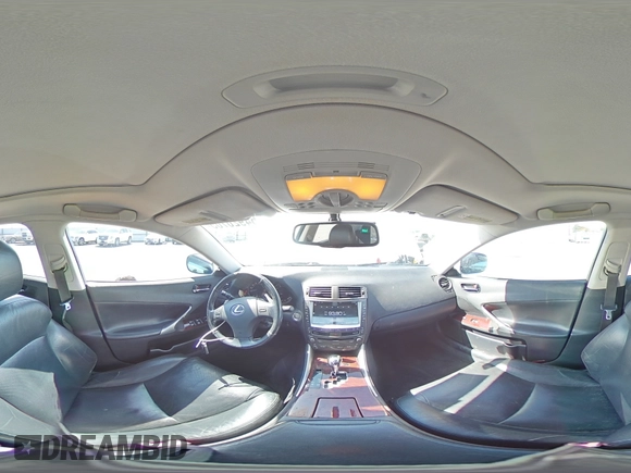 2006 Lexus IS 250 with VIN JTHCK262365001777, listed as a Copart auction lot 54920705 with 177,803 mi miles and Salvage title. Bid and sale history available at DreamBid. Image 14.