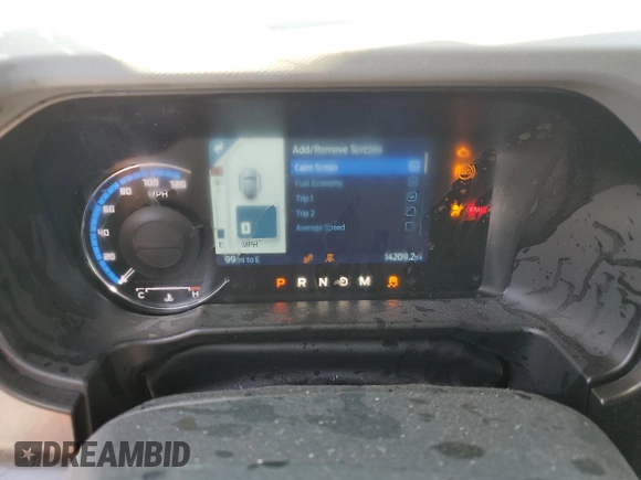 2023 Ford Bronco z VIN 1FMEE5DP5PLB73657, wystawiony jako Copart lot #58473675 z przebiegiem 14 209 mil mil oraz Szkoda całkowita • Salvage title. Historia ofert i sprzedaży dostępna na DreamBid. Obrazek 9.