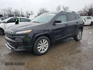 2017 Jeep Cherokee Overland with VIN 1C4PJMJS5HW621696, listed as a Copart auction lot 43111315 with 152,148 mi miles and Salvage title. Bid and sale history available at DreamBid. Image 1.