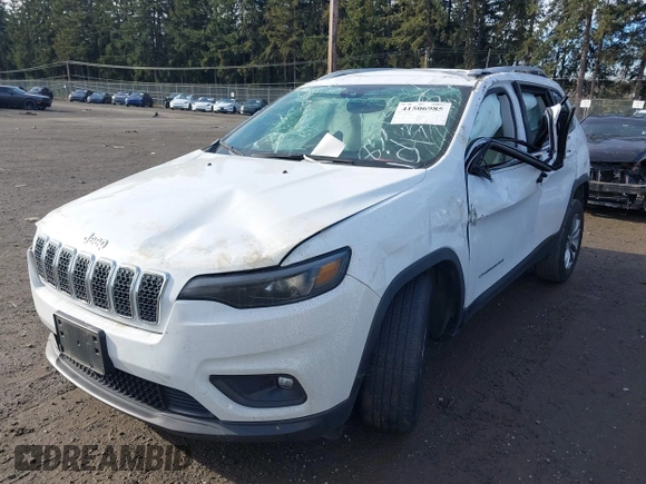 2021 Jeep Cherokee Altitude with VIN 1C4PJLLB9MD250913, listed as a IAAI auction lot 41506985 with 55,458 mi miles. Bid and sale history available at carsss.com. Image 17.