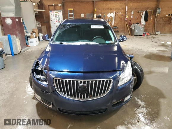 2011 Buick Regal CXL RL1 with VIN 2G4GN5ECXB9176672, listed as a Copart auction lot 82751464 with Not Provided miles and Salvage Title. Bid and sale history available at DreamBid. Image 5.