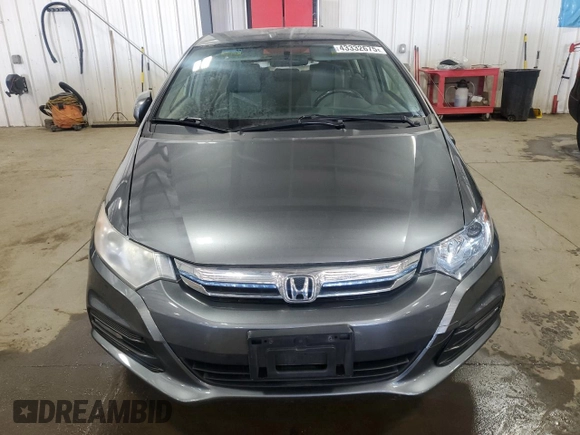 2013 Honda Insight EX with VIN JHMZE2H77DS001810, listed as a Copart auction lot 43332675 with 97,508 mi miles and Salvage title. Bid and sale history available at DreamBid. Image 5.