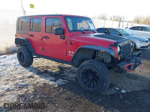 2007 Jeep Wrangler Unlimited X with VIN 1J4GA39137L104767, listed as a IAAI auction lot 41348113 with 175,353 mi miles and . Bid and sale history available at DreamBid. Image 1.