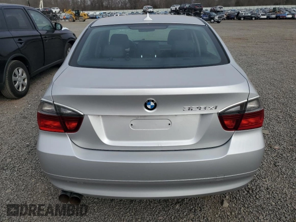 2007 BMW 3 Series 328xi with VIN WBAVC73547KP30227, listed as a Copart auction lot 48715565 with Not provided miles and Salvage title. Bid and sale history available at DreamBid. Image 6.