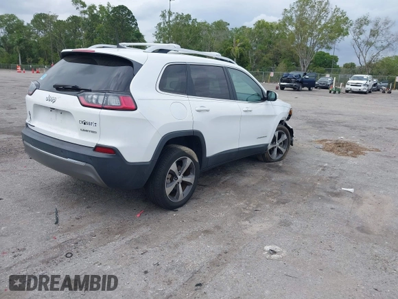 2019 Jeep Cherokee Limited with VIN 1C4PJLDB3KD346287, listed as a IAAI auction lot 41770053 with 75,172 mi miles and . Bid and sale history available at DreamBid. Image 4.