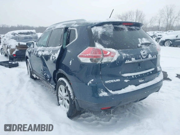 2014 Nissan Rogue S with VIN 5N1AT2MV2EC853126, listed as a IAAI auction lot 41612903 with 118,311 mi miles. Bid and sale history available at carsss.com. Image 3.