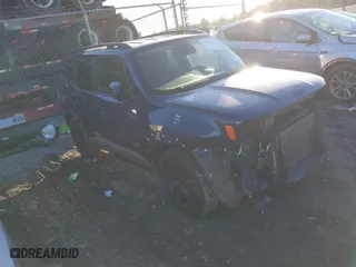 2018 Jeep Renegade Latitude with VIN ZACCJABB8JPG74620, listed as a IAAI auction lot 41203899 with 163,465 mi miles. Bid and sale history available at carsss.com. Image 1.