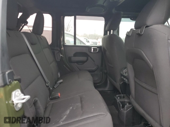 2023 Jeep Wrangler Sport S with VIN 1C4HJXDG1PW504242, listed as a Copart auction lot 83772924 with 29,237 mi miles and Salvage Title. Bid and sale history available at DreamBid. Image 11.