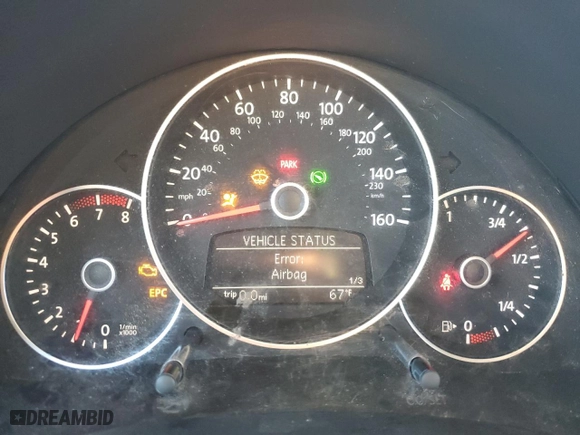 2012 Volkswagen Beetle 2.0T Turbo w/Sun/Sound PZEV with VIN 3VWVA7AT5CM628848, listed as a Copart auction lot 76992504 with 0 mi miles and Salvage Title. Bid and sale history available at carsss.com. Image 9.