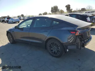 2024 Tesla Model 3 Long Range with VIN 5YJ3E1EBXRF841790, listed as a Copart auction lot 47811445 with 5,657 mi miles and Salvage Title. Bid and sale history available at carsss.com. Image 2.