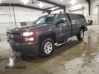 2014 Chevrolet Silverado 1500 Work Truck with VIN 1GCNKPEC3EZ415036, listed as a Copart auction lot 50088445 with 131,028 mi miles and Salvage Title. Bid and sale history available at DreamBid. Image 1.
