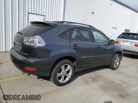 2007 Lexus RX 400h z VIN JTJGW31U972002681, wystawiony jako Copart lot #78883974 z przebiegiem 288 019 mil mil oraz Szkody całkowita. Historia ofert i sprzedaży dostępna na DreamBid. Obrazek 3.