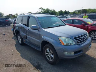 2006 Lexus GX 470 z VIN JTJBT20X360121362, wystawiony jako IAAI lot #42324719 z przebiegiem 116 272 mil mil oraz . Historia ofert i sprzedaży dostępna na DreamBid. Obrazek 1.