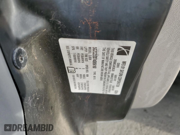 2004 Saturn VUE with VIN 5GZCZ23D74S856160, listed as a Copart auction lot 87660695 with 114,116 mi miles and Salvage Title. Bid and sale history available at DreamBid. Image 13.