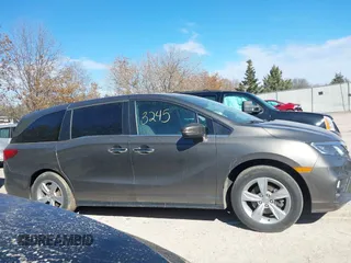 2019 Honda Odyssey EX with VIN 5FNRL6H57KB023443, listed as a IAAI auction lot 41813245 with 84,591 mi miles. Bid and sale history available at carsss.com. Image 13.